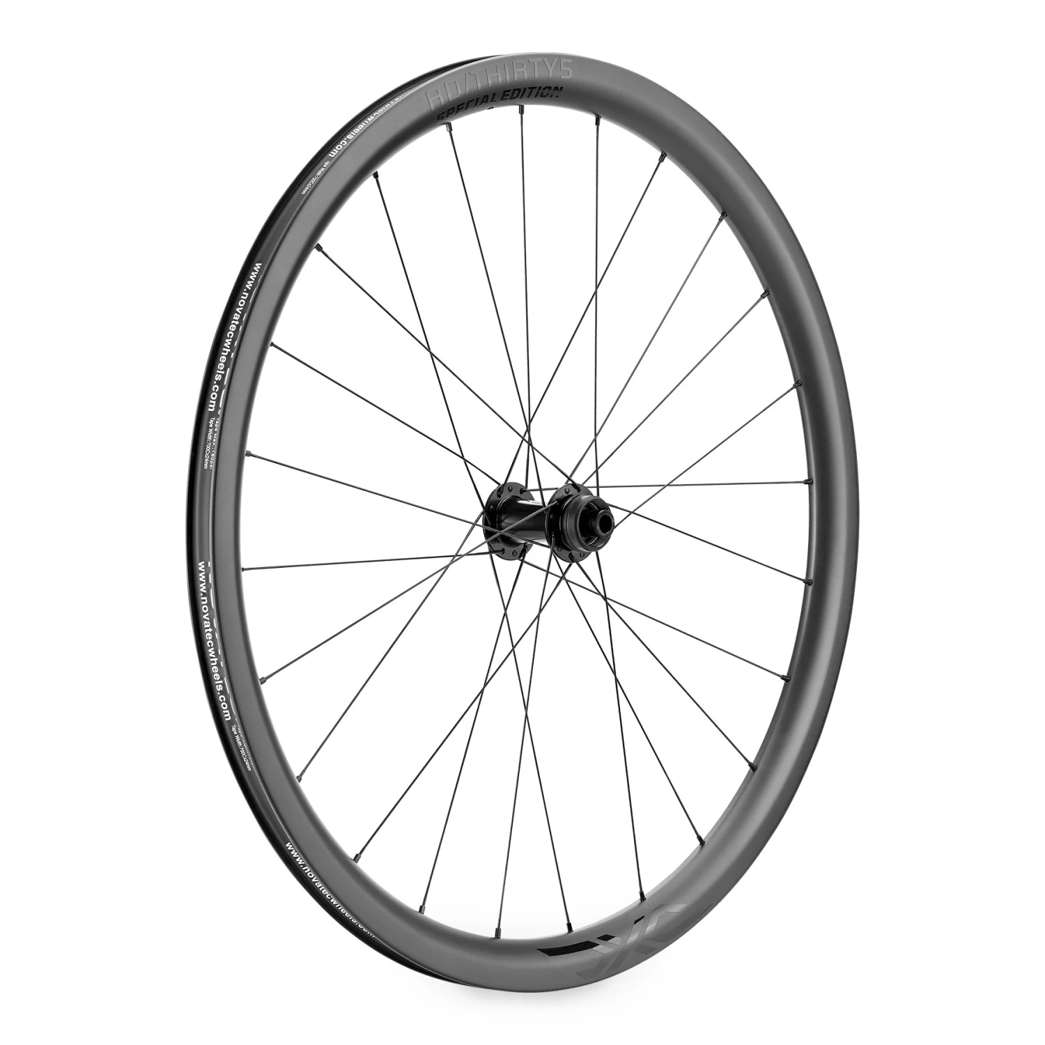 DXC RD/THIRTY5 By Novatec® Wheelset - 28" | Carbon | Clincher | Centerlock | Special Edition - 12x100mm | 12x142mm - HG-EV | Black 6 DXC RD/THIRTY5 By Novatec® Wheelset - 28" | Carbon | Clincher | Centerlock | Special Edition - 12x100mm | 12x142mm - HG-EV | Black - Image 6