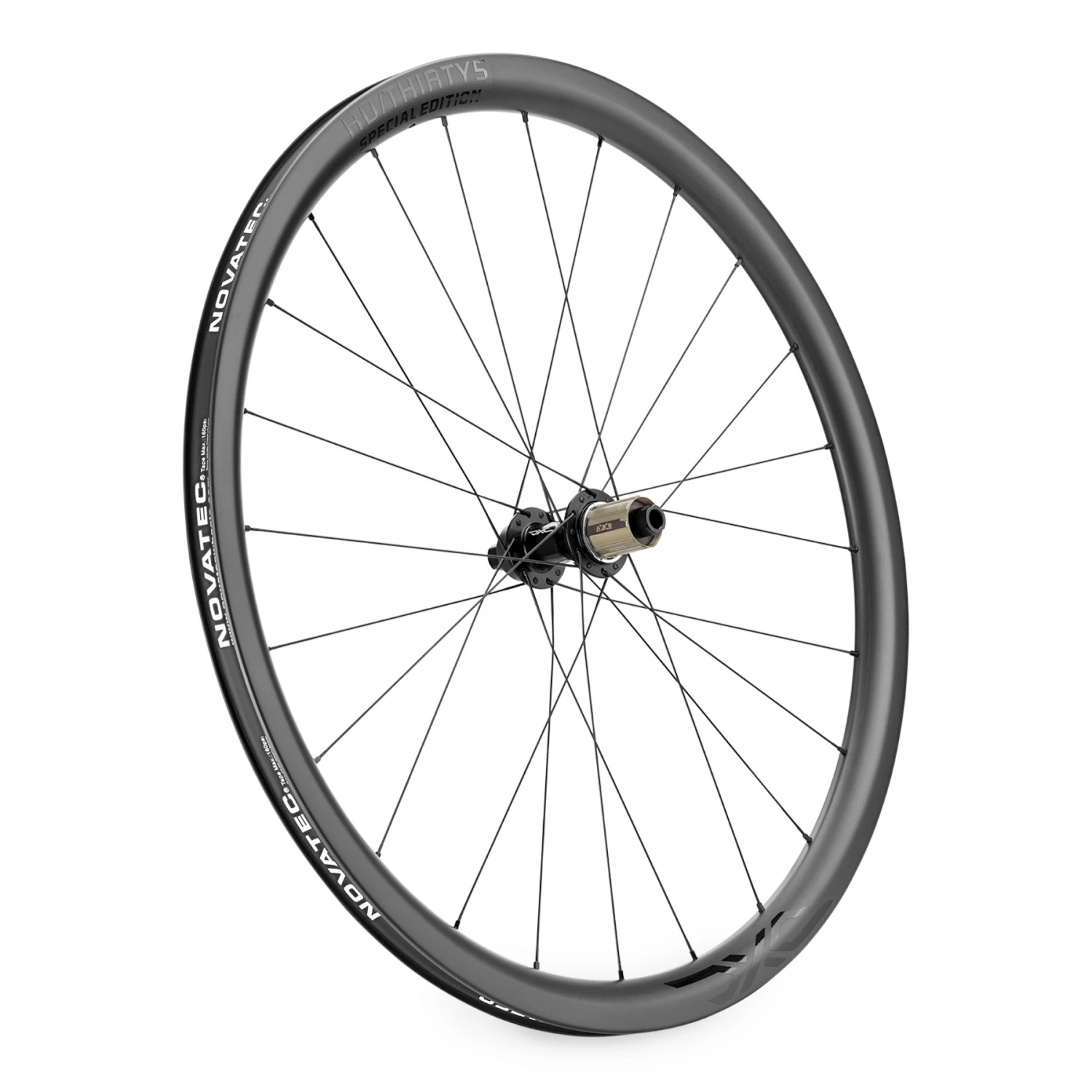 DXC RD/THIRTY5 By Novatec® Wheelset - 28" | Carbon | Clincher | Centerlock | Special Edition - 12x100mm | 12x142mm - HG-EV | Black 9 DXC RD/THIRTY5 By Novatec® Wheelset - 28" | Carbon | Clincher | Centerlock | Special Edition - 12x100mm | 12x142mm - HG-EV | Black - Image 9