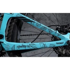 DYEDBRO Frame Protection Kit Cats - Black -Bike Sale Shop dyedbro frame protection kit cats black5 1004953