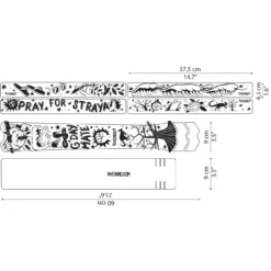 DYEDBRO Frame Protection Kit - Pray For Straya - Black Matte