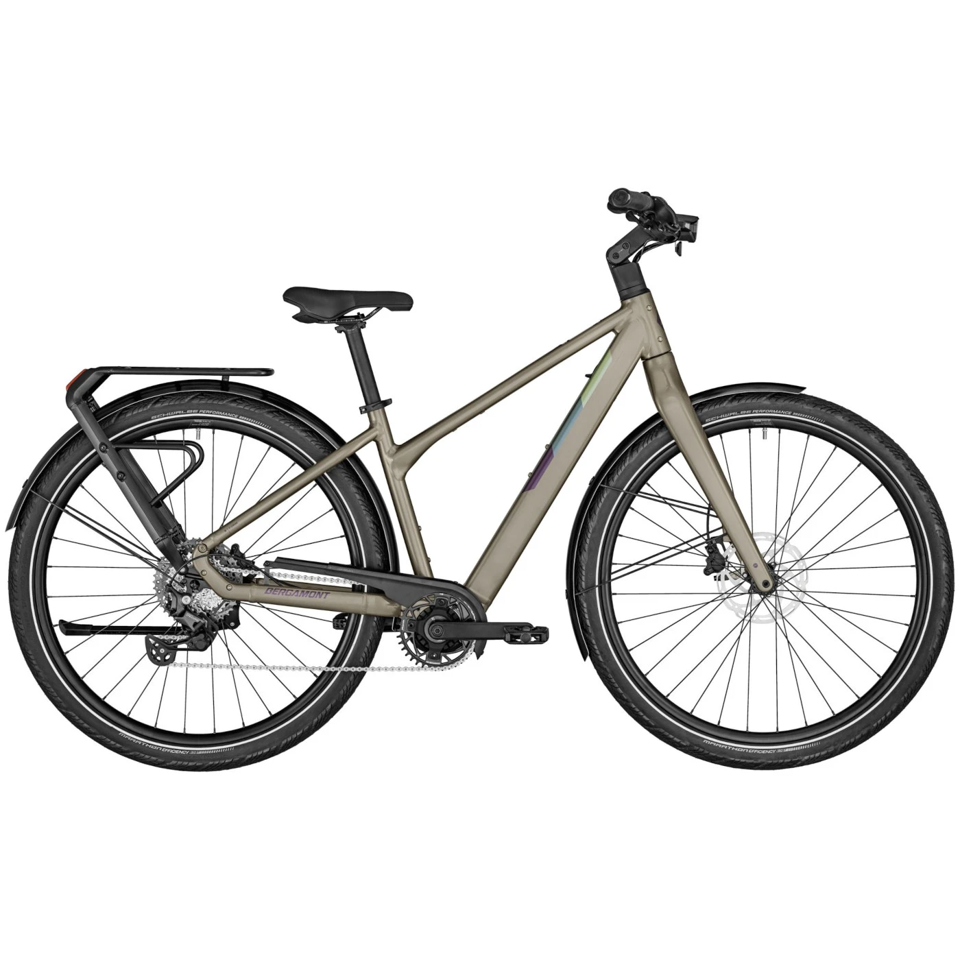 Bergamont E-VITESS SPORT LADY - Women´s Electric Trek Bike - 2023 - Shiny Taupe Brown 1 Bergamont E-VITESS SPORT LADY - Women´s Electric Trek Bike - 2023 - Shiny Taupe Brown