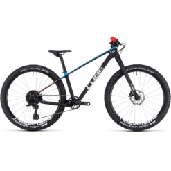 CUBE ELITE 240 C:62 Pro - 24" Carbon Children's Mountainbike - 2023 - Carbon / Blue / Red A00
