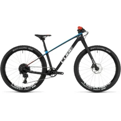 CUBE ELITE 240 C:62 SLX - 24" Carbon Children's Mountainbike - 2023 - Carbon / Blue / Red