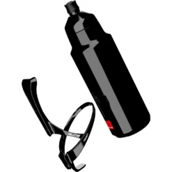Elite Kit Crono TT Bottle Cage + 400ml Bottle - Black -Bike Sale Shop elite kit crono tt bottle cage 400ml bottle black 1 1106903