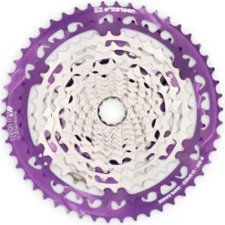 E-thirteen E*thirteen Helix Race Cassette | 12-Speed | 9-50 Teeth | SRAM XD - Eggplant