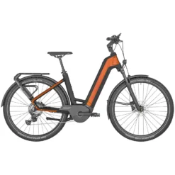 Bergamont E-VILLE SUV TOUR - Easy Entry Electric Trekking Bike - 2023 - Shiny Dirty Orange