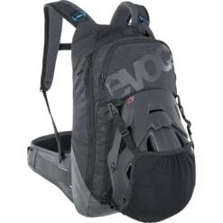 EVOC Trail Pro 10L Protector Backpack - Black/Carbon Grey -Bike Sale Shop evoc trail pro 10l protector backpack black carbon grey 7 887429