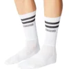 FINGERSCROSSED Aero Stripes Cycling Socks - White