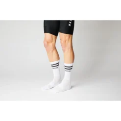 FINGERSCROSSED Aero Stripes Cycling Socks - White -Bike Sale Shop fingerscrossed aero stripes cycling socks white 21 1320620