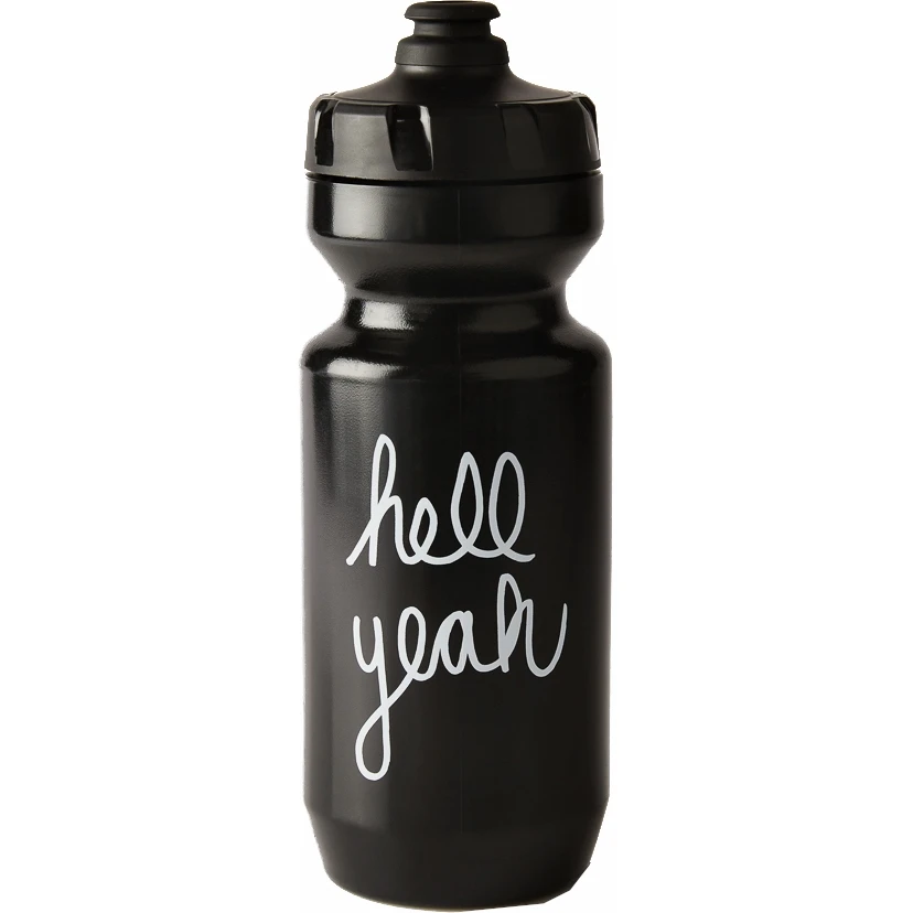 FINGERSCROSSED Bidon Hell Yeah Bottle 650ml - Black 1 FINGERSCROSSED Bidon Hell Yeah Bottle 650ml - Black