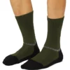 FINGERSCROSSED Merino Cycling Socks - Olive