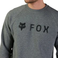 Fox Racing FOX Absolute Crew Fleece Sweatshirt Men - Heather Graphite 5 Fox Racing FOX Absolute Crew Fleece Sweatshirt Men - Heather Graphite -Bike Sale Shop fox absolute crew fleece sweatshirt heather graphite 3 1540101