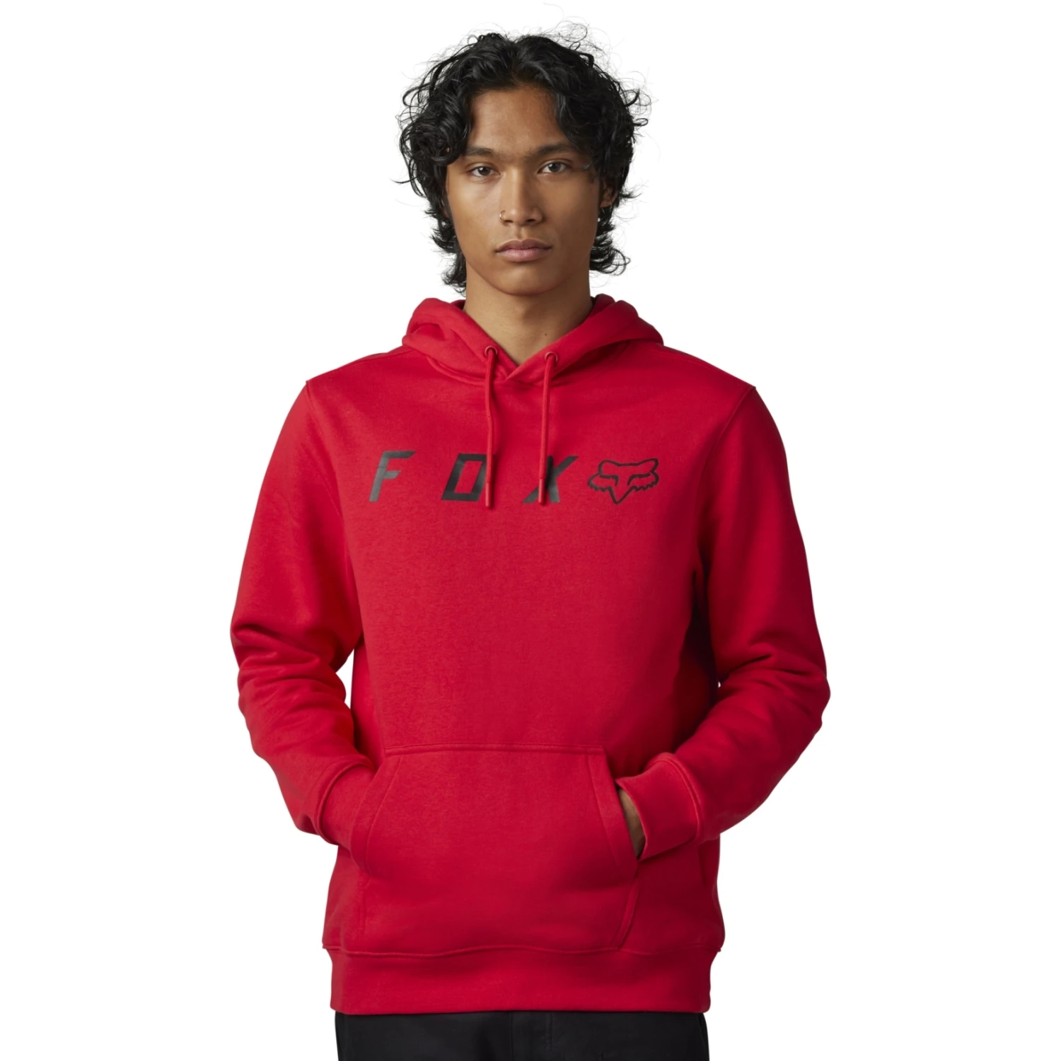 Fox Racing FOX Absolute Fleece Hoodie Men - Flame Red 5 Fox Racing FOX Absolute Fleece Hoodie Men - Flame Red - Image 5