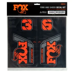 FOX CUSTOM Decal Kit For Fork & Rear Shock - Orange