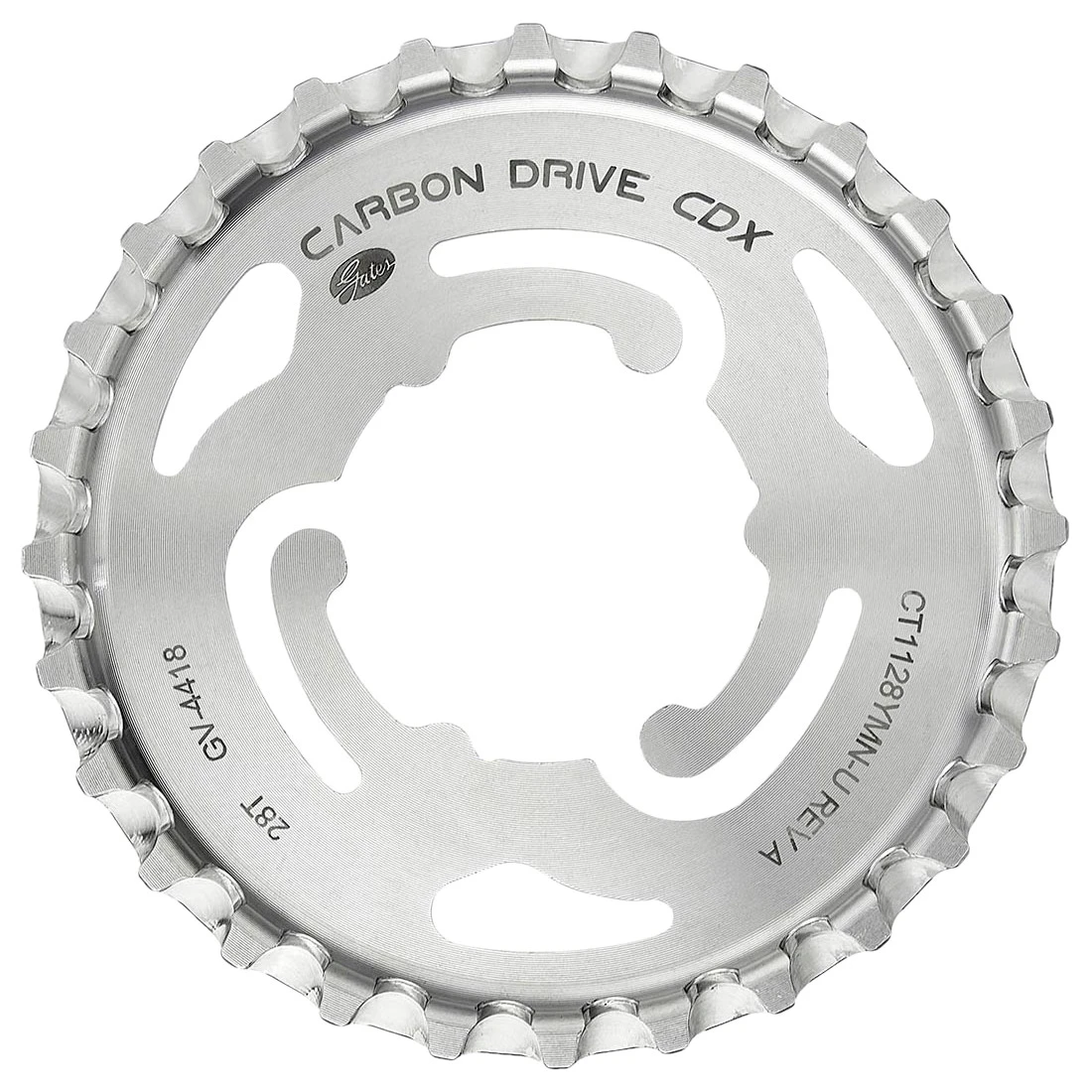 Gates Carbon Drive CDX Sprocket - Rear | Surefit 6-Lobe Unified (YU) | For Shimano Nexus 5 3 Gates Carbon Drive CDX Sprocket - Rear | Surefit 6-Lobe Unified (YU) | For Shimano Nexus 5 - Image 3
