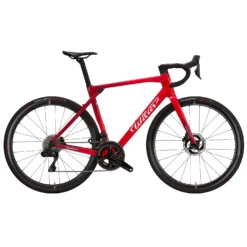 Wilier GRANTURISMO SLR - Force AXS SLR38KC - Carbon Roadbike - 2023 - Faded Red / White Glossy