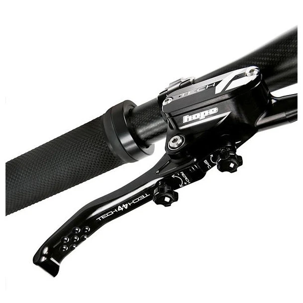 Hope Tech 4 Trial Zone No.9 Disc Brake - Black/blue - Lever Left 2 Hope Tech 4 Trial Zone No.9 Disc Brake - Black/blue - Lever Left - Image 2