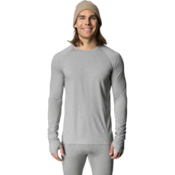 Houdini DeSoli Light Crew Long Sleeve Shirt Men - Cloudy Gray