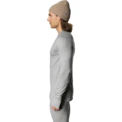 Houdini DeSoli Light Crew Long Sleeve Shirt Men - Cloudy Gray -Bike Sale Shop houdini mens desoli light crew cloudy gray 3 1230460