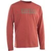 ION Bike Tee Long Sleeve Logo DR Youth - Spicy Red