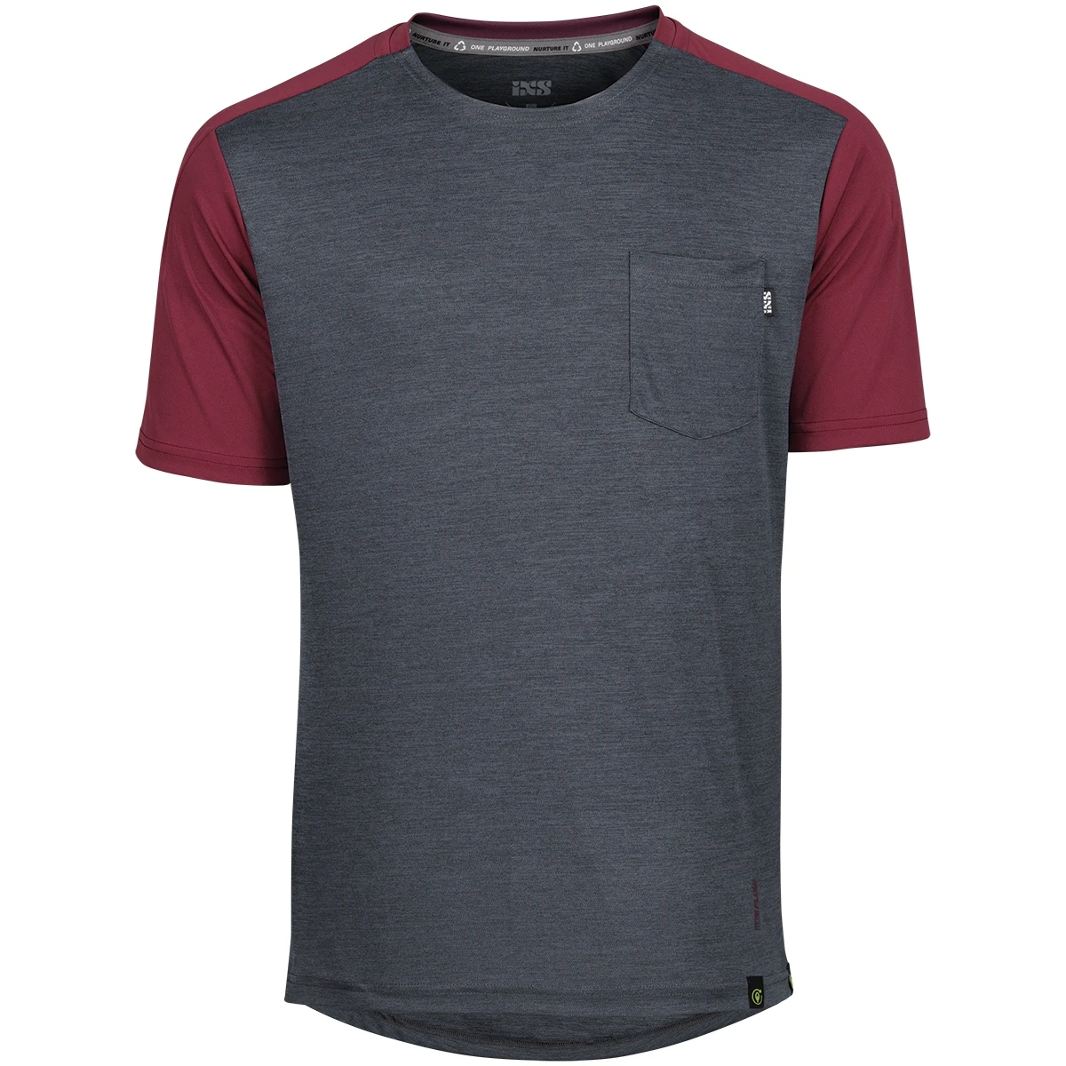 IXS Flow X Kids Short Sleeve MTB Jersey - Olive/black 2 IXS Flow X Kids Short Sleeve MTB Jersey - Olive/black - Image 2