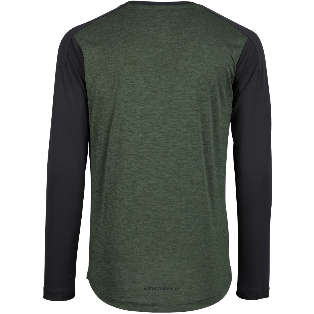 IXS Flow X Long Sleeve Kids MTB Jersey - Olive/dark Olive 2 IXS Flow X Long Sleeve Kids MTB Jersey - Olive/dark Olive - Image 2