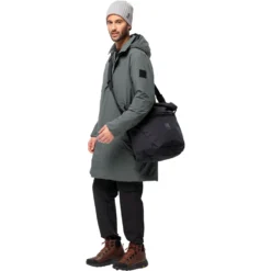 Jack Wolfskin Mainkai Messenger Shoulder Bag 30L - Phantom -Bike Sale Shop jack wolfskin terraquest x texapore mid shoes phantom 1a 1534408