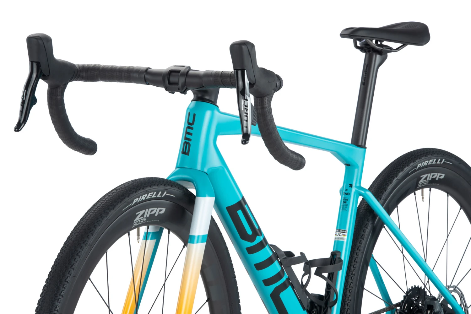 BMC KAIUS 01 TWO - Carbon Gravel Bike - 2023 - Turquoise & Black 7 BMC KAIUS 01 TWO - Carbon Gravel Bike - 2023 - Turquoise & Black - Image 7