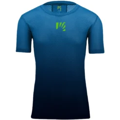 Karpos Verve Mesh Baselayer T-Shirt - Black/indigo Blue