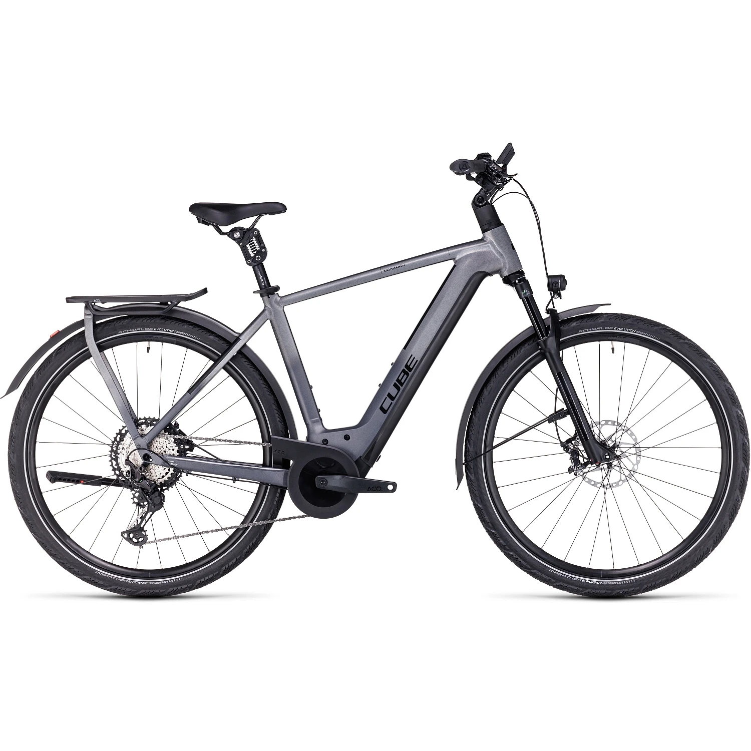 CUBE KATHMANDU HYBRID SLT 750 - Electric Touring Bike - 2023 - Prizmsilver / Grey 1 CUBE KATHMANDU HYBRID SLT 750 - Electric Touring Bike - 2023 - Prizmsilver / Grey