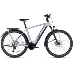 CUBE KATHMANDU HYBRID SLX 750 - Electric Touring Bike - 2023 - Polarsilver / Black