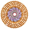 KCNC MTB Cassette 9-52T For Microspline 12-speed - Orange-gold