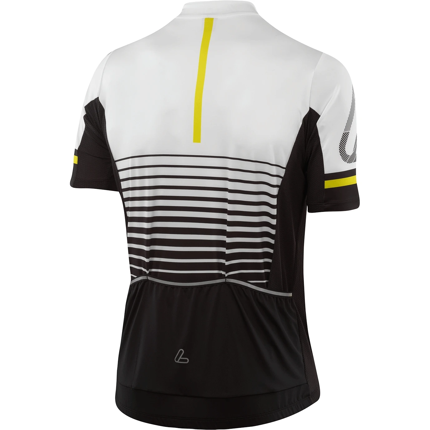 Loeffler Löffler Full Zip Messenger 23 Bike Jersey - Black/lemon 992 2 Loeffler Löffler Full Zip Messenger 23 Bike Jersey - Black/lemon 992 - Image 2