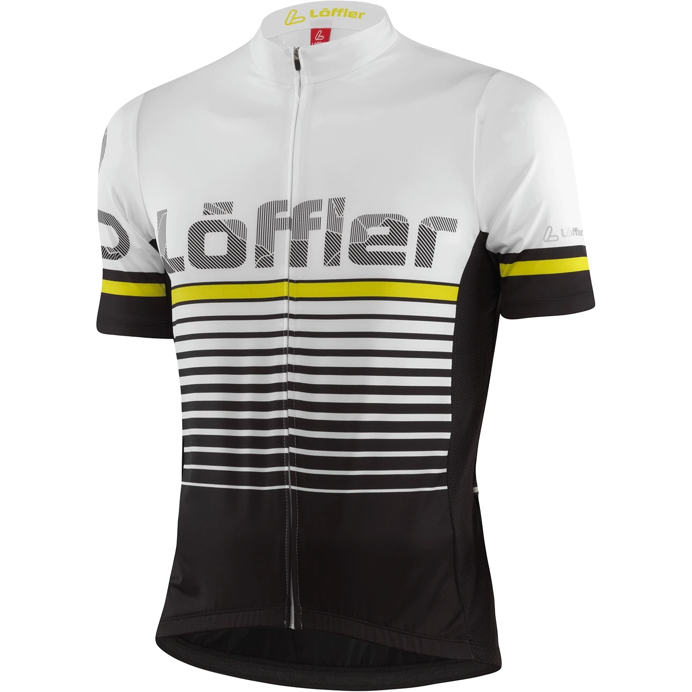 Loeffler Löffler Full Zip Messenger 23 Bike Jersey - Black/lemon 992 1 Loeffler Löffler Full Zip Messenger 23 Bike Jersey - Black/lemon 992