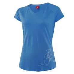 Loeffler Löffler Bicycle Merino-Tencel Women's Printshirt - Bluebird 467