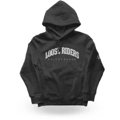 Loose Riders Classic Technical Fleece Hoody Pullover - Black