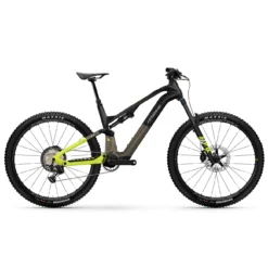 Haibike Lyke CF 11 - 29" Electric Mountain Bike - 2023 - Carbon / Sand / Lime - Gloss