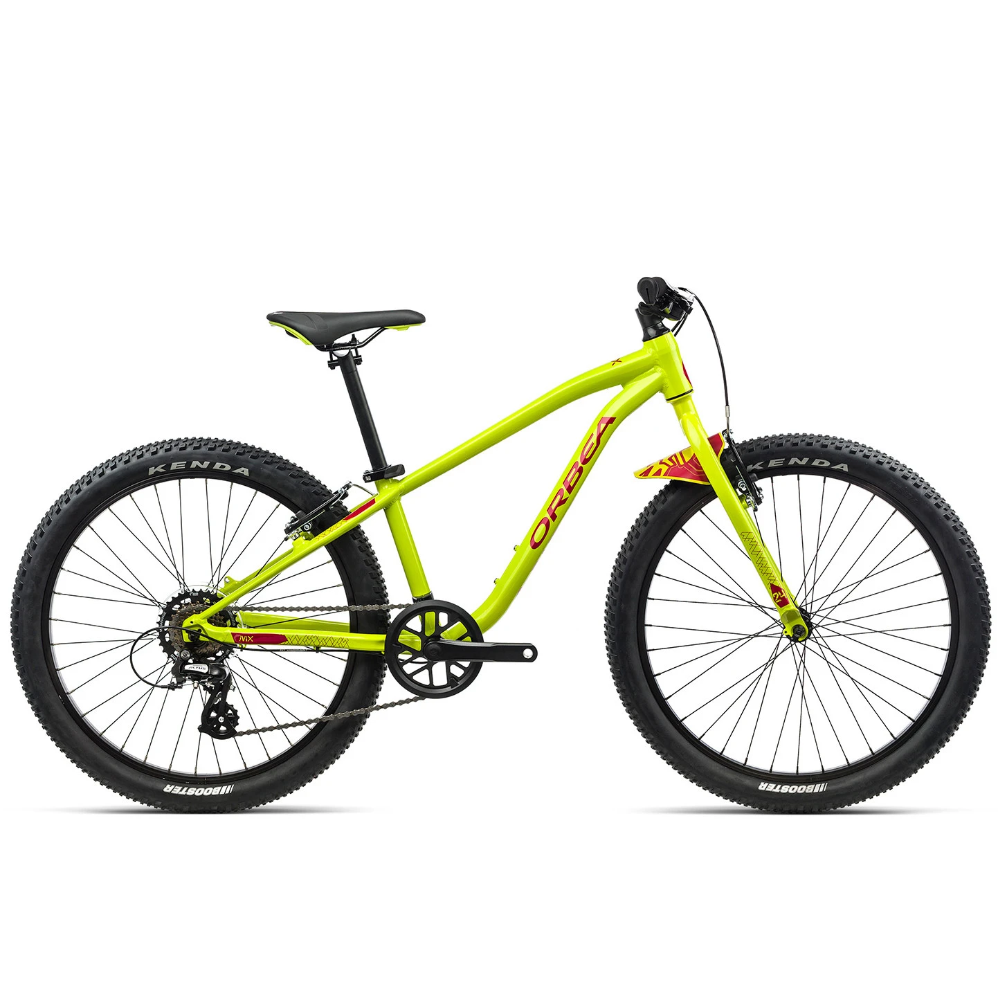 Orbea MX 24 DIRT - 24" Kids MTB - 2023 - Lime Green - Red (gloss) 1 Orbea MX 24 DIRT - 24" Kids MTB - 2023 - Lime Green - Red (gloss)