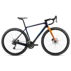 Orbea Terra M30 Team - GRX RX810 Gravel Bike - 2023 - Blue Carbon / Leo Orange