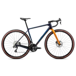 Orbea Terra M20i Team - GRX RX815 Gravel Bike - 2023 - Blue Carbon / Leo Orange