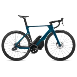 Orbea Orca Aero M21eLTD - Force ETap AXS Road Bike - 2022 - Metallic Boreal Blue (gloss) - Raw Carbon (matte)