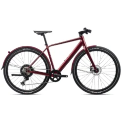 Orbea Vibe H10 MUD City E-Bike - 2022 - Metallic Dark Red (Gloss)