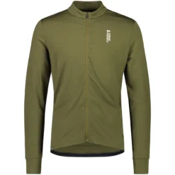 Mons Royale Roam Cargo Merino Aircon Full Zip Longsleeve - Dark Olive