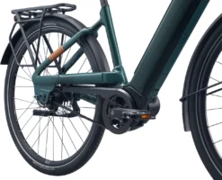 Liv ALLURE E+ 1 BD SPORT 500Wh - Easy Entry Electric City Bike - 2023 - Trekking Green -Bike Sale Shop my22allureeplus1 coloratrekkinggreen d1 1203222
