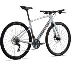 Giant FASTROAD AR ADVANCED 1 - Carbon Fitness Bike - 2023 - Silver -Bike Sale Shop my23fastroadaradvanced1colora silver rear 1515114