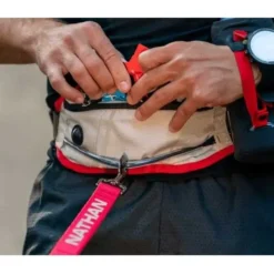 Nathan Sports K9 Runner's Waistbelt With Leash - Large - Vapor Blue/Lollipop -Bike Sale Shop nathan sports k9 runners large waistbelt with leash vapor blue lollipop 12 1028663