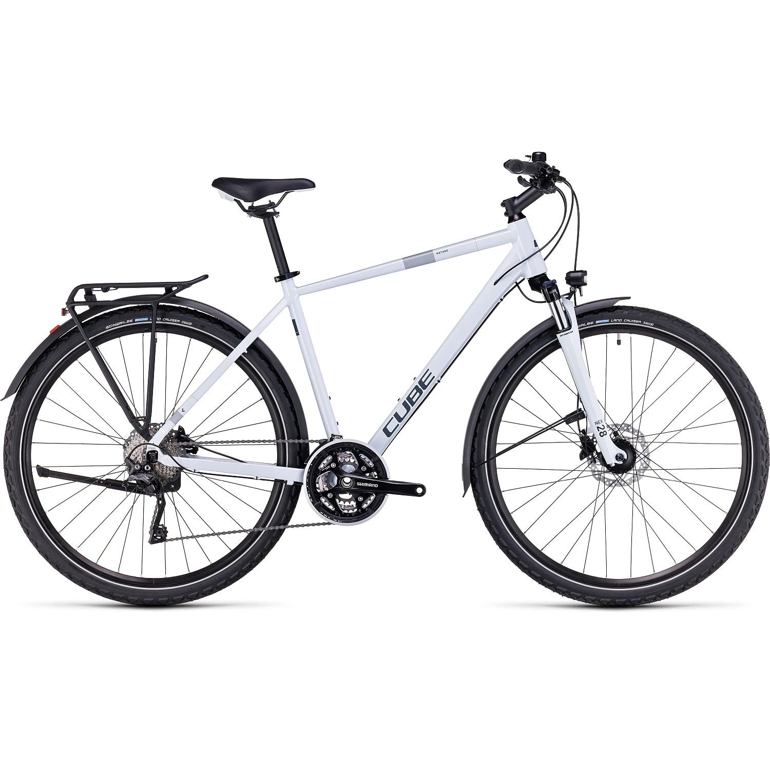 CUBE NATURE Pro Allroad - Cross Bike - 2023 - Frostwhite / Grey A00 1 CUBE NATURE Pro Allroad - Cross Bike - 2023 - Frostwhite / Grey A00
