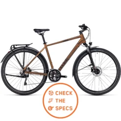 CUBE NATURE Pro Allroad - Cross Bike - 2023 - Gold / Black A01