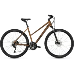 CUBE NATURE Pro - Women Cross Bike - 2023 - Gold / Black A00