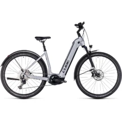 CUBE NURIDE HYBRID EXC 625 Allroad - Easy Entry Electric Bike - 2023 - Polarsilver / Black A00